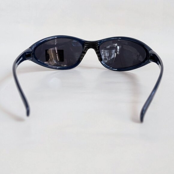 NWT Vintage 90's PC Oval Sporty Sunglasses (Navy Blue) - Picture 4 of 5